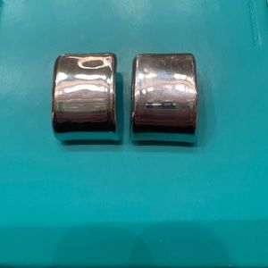 Sterling Silver Rectangular Earrings